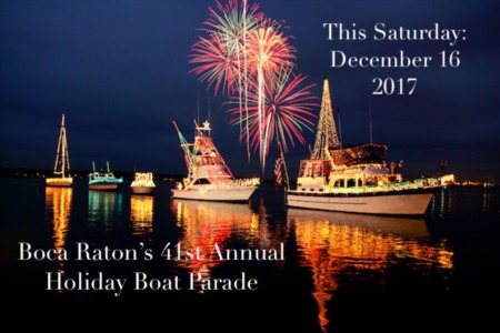Boca Raton's 41st Annual Holiday Boat Parade